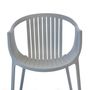 Chairs for hospitalities & contracts - Cribel Aida, chair in grey polypropylene - CRIBEL