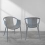 Chairs for hospitalities & contracts - Cribel Aida, chair in grey polypropylene - CRIBEL