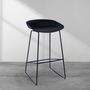 Chairs - Cribel Liu stool, black or  white - CRIBEL
