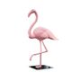 Sculptures, statuettes and miniatures - Pink Flamingo on base Resin - GRAND DÉCOR