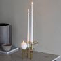 Customizable objects - LIND CURVE MODULAR CANDLEHOLDERS, GOLD - LIND DNA
