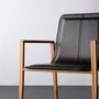 Chairs - MUSA Chair - metal+leather - DOIMO BRASIL