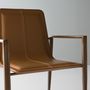Chaises - Chaise MUSA - métal+cuir - DOIMO BRASIL