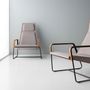 Lounge chairs - VOGUE Lounge Chair -metal+leather - DOIMO BRASIL