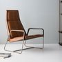 Lounge chairs - VOGUE Lounge Chair -metal+leather - DOIMO BRASIL