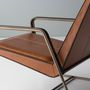 Lounge chairs - VOGUE Lounge Chair -metal+leather - DOIMO BRASIL