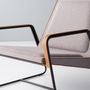 Lounge chairs - VOGUE Lounge Chair -metal+leather - DOIMO BRASIL