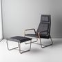 Lounge chairs - VOGUE Lounge Chair -metal+leather - DOIMO BRASIL