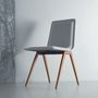 Chairs - TECNO Chair- metal+leather - DOIMO BRASIL