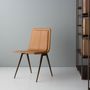 Chairs - TECNO Chair- metal+leather - DOIMO BRASIL