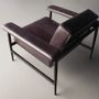Lounge chairs - OPEN Louge Chair- metal+leather - DOIMO BRASIL