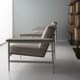Lounge chairs - OPEN Louge Chair- metal+leather - DOIMO BRASIL