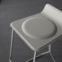 Tabourets - Tabouret DROPS- métal+cuir - DOIMO BRASIL