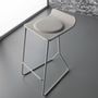 Tabourets - Tabouret DROPS- métal+cuir - DOIMO BRASIL