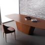 Tables Salle à Manger - Table de repas PRIME en métal+cuir - DOIMO BRASIL