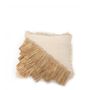 Fabric cushions - The Raffia Cotton Cushion Cover - Natural White - 40x40 - BAZAR BIZAR - DONT USE