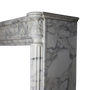 Design objects - Beautiful 18th Century Parisian Marble Fireplace Mantel - MAISON LEON VAN DEN BOGAERT ANTIQUE FIREPLACES AND RECLAIMED DECORATIVE ELEMENTS