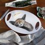 Kitchen utensils - Oval tray with handles - CHARLOTTE NICOLIN
