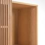 Shelves - Beyla solid oak shelf unit with oak veneer 84.3 x 170 cm FSC 100% - KAVE HOME