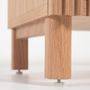 Shelves - Beyla solid oak shelf unit with oak veneer 84.3 x 170 cm FSC 100% - KAVE HOME