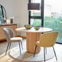 Dining Tables - Licia round table made from solid mango wood with natural finish Ø 120 cm - KAVE HOME
