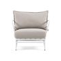 Lawn armchairs - Mareluz armchair in white steel - KAVE HOME