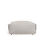 Sofas - Square light grey and white aluminium pouffe for 100% outdoor modular sofa 101 x 101 cm - KAVE HOME