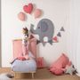 Other wall decoration - Coco the Exhilarating Elephant - STOFFAMICO - Textile Wall Decoration - MISCIMU'                               AMICI DI STOFFA