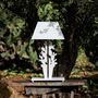 Lampes de table extérieures - LUMERA grande lampe de table entièrement en marbre - MARTINA CIACCIO SRLS