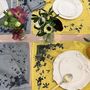 Linge de table textile - Sets de table en lin surteinté. Fabrication en FRANCE - ADALIE ET ELIZA - ILLUSTRE PARIS