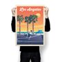 Affiches - AFFICHE VOYAGE VINTAGE LOS ANGELES - VENICE BEACH | POSTER ILLUSTRATION VILLE LOS ANGELES CALIFONIE - OLAHOOP TRAVEL POSTERS