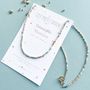 Jewelry - Morse coded Necklace : Happy Mother's Day - LES MOTS DOUX