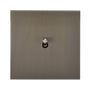 Decorative objects - Confidence without screws Steel Toggle on Single Brass Plate with Gun Metal Finish - MODELEC