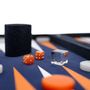 Apparel - Backgammon Set Navy-Blue - Denim - Large - VIDO LUXURY BOARD GAMES