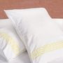 Bed linens - Pair of rectangular pillowcases Yellow Braided - ALDÉLINDA HOME