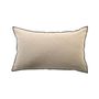 Fabric cushions - SATIN CUSHION FASCINATION 12" X 20" - MAISON CASAMANCE
