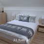 Throw blankets - Small Wool Throws - Available in Various Designs - 65 x 220 cm - J.J. TEXTILE LTD