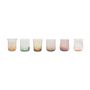 Verres - Set 6 Gobelets - Texture Ambre/Rose Nuance - BITOSSI HOME