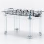 Autres tables  - Teckell Cristallino Transparent / Black - TECKELL
