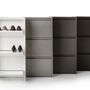 Storage boxes - METAL SHOES CABINET - 3 TIERS  - DOTTUS TRADE SRL