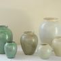 Vases - Série de vases, émaux cristallisés - CHRISTIANE PERROCHON