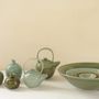 Vases - Group of vases, tea pots and bols - Celadon glazes - CHRISTIANE PERROCHON