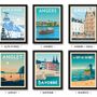 Affiches - AFFICHE VOYAGE VINTAGE PARIS FRANCE | POSTER ILLUSTRATION VILLE PARIS FRANCE - TOUR EIFFEL - OLAHOOP TRAVEL POSTERS