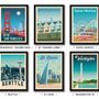 Poster - POSTER TRAVEL VINTAGE NEW YORK | POSTER ILLUSTRATION CITY NEW YORK USA - OLAHOOP TRAVEL POSTERS