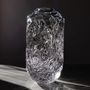 Design objects - Recovered vase, Large size, Clear and transparent grey - DAVID VALNER STUDIO