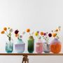 Design objects - Recovered vase, medium size, red and white - DAVID VALNER STUDIO