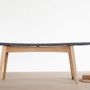 Benches - upholstered wooden bench - VAN DEN HEEDE-FURNITURE-ART-DESIGN