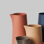 Mugs - TUBE Single Color jug - ESMA DEREBOY HANDMADE PORCELAIN