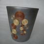 Decorative objects - Tinned walnut coffee table - L'ATELIER DES CREATEURS