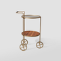 Trolleys - LOL” BAR CART - ALESSANDRA DELGADO DESIGN